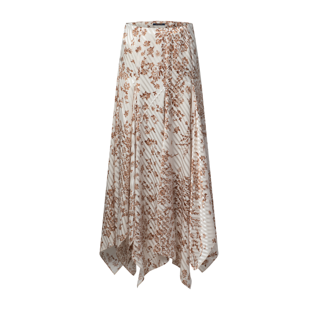 Floral Jacquard Skirt - Ready-to-Wear | LOUIS VUITTON